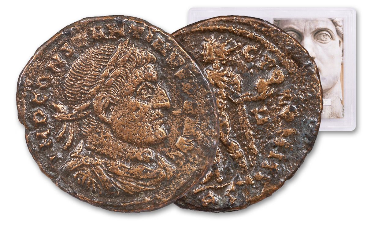 AD 307–337 Ancient Roman Bronze Nummus of Constantine The Great