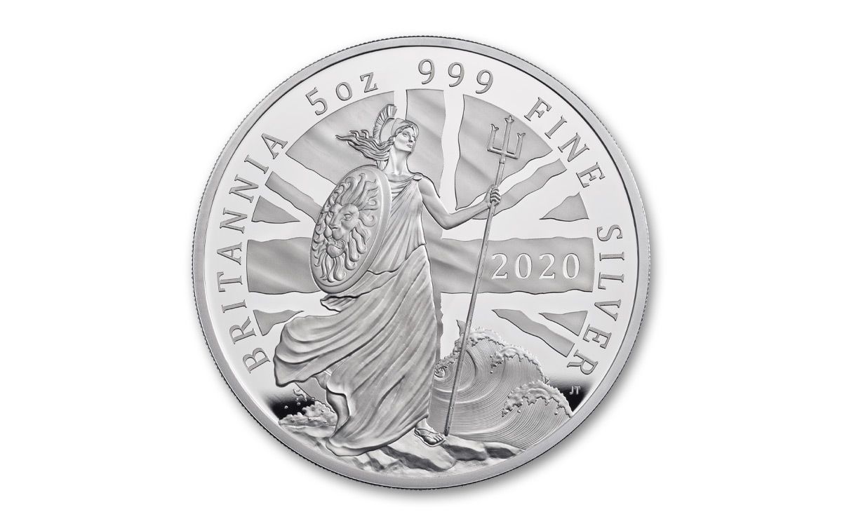 2020 Great Britain £10 5-oz Silver Britannia Proof | GovMint.com