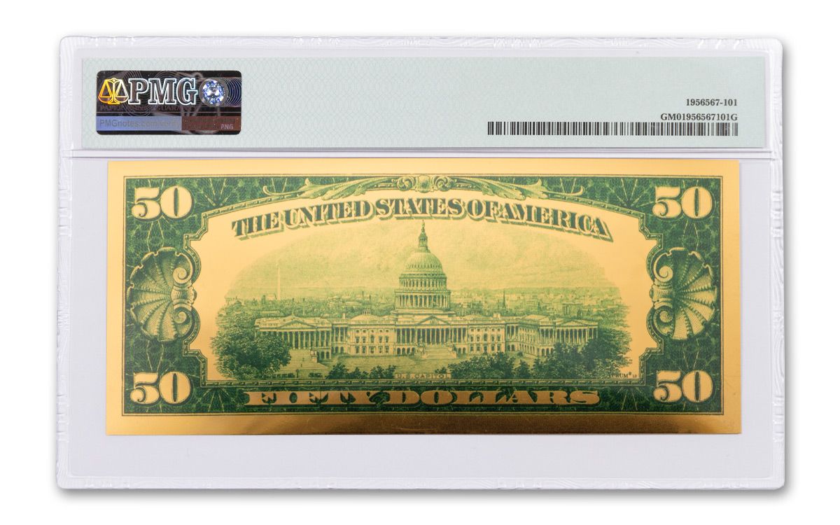 United States US $1 Billion Dollar Bill Gold Foil Banknote Liberty
