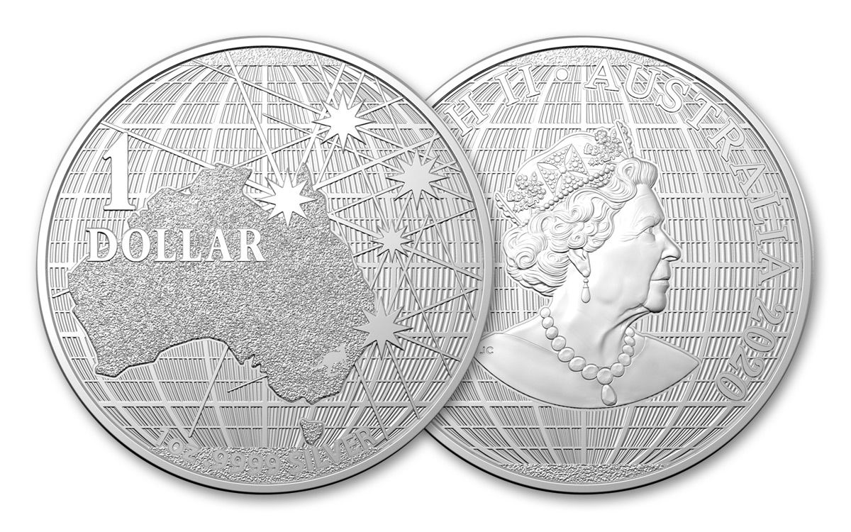 upassende Aftale En god ven 2020 Australia $1 1-oz Silver Beneath the Southern Skies BU | GovMint.com