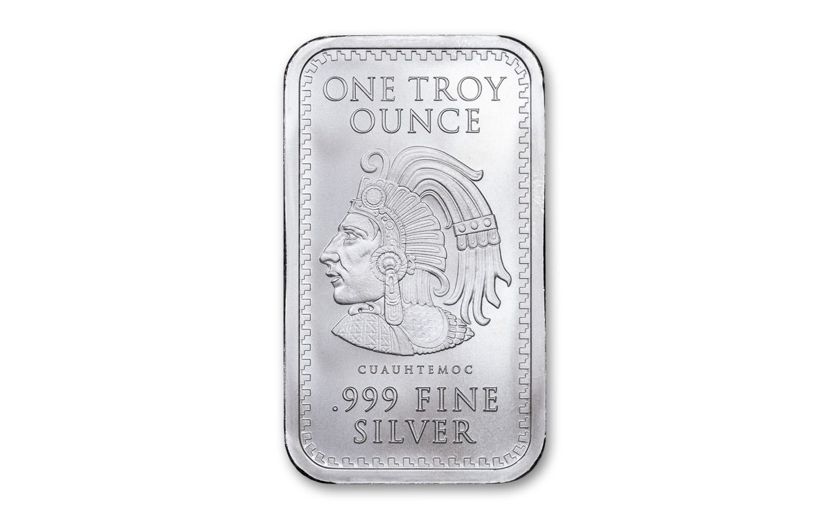 1 oz Silver Bar - Aztec Calendar - 1 oz Silver Bar - 999 fine silver - –  Imperial Armoury Australia