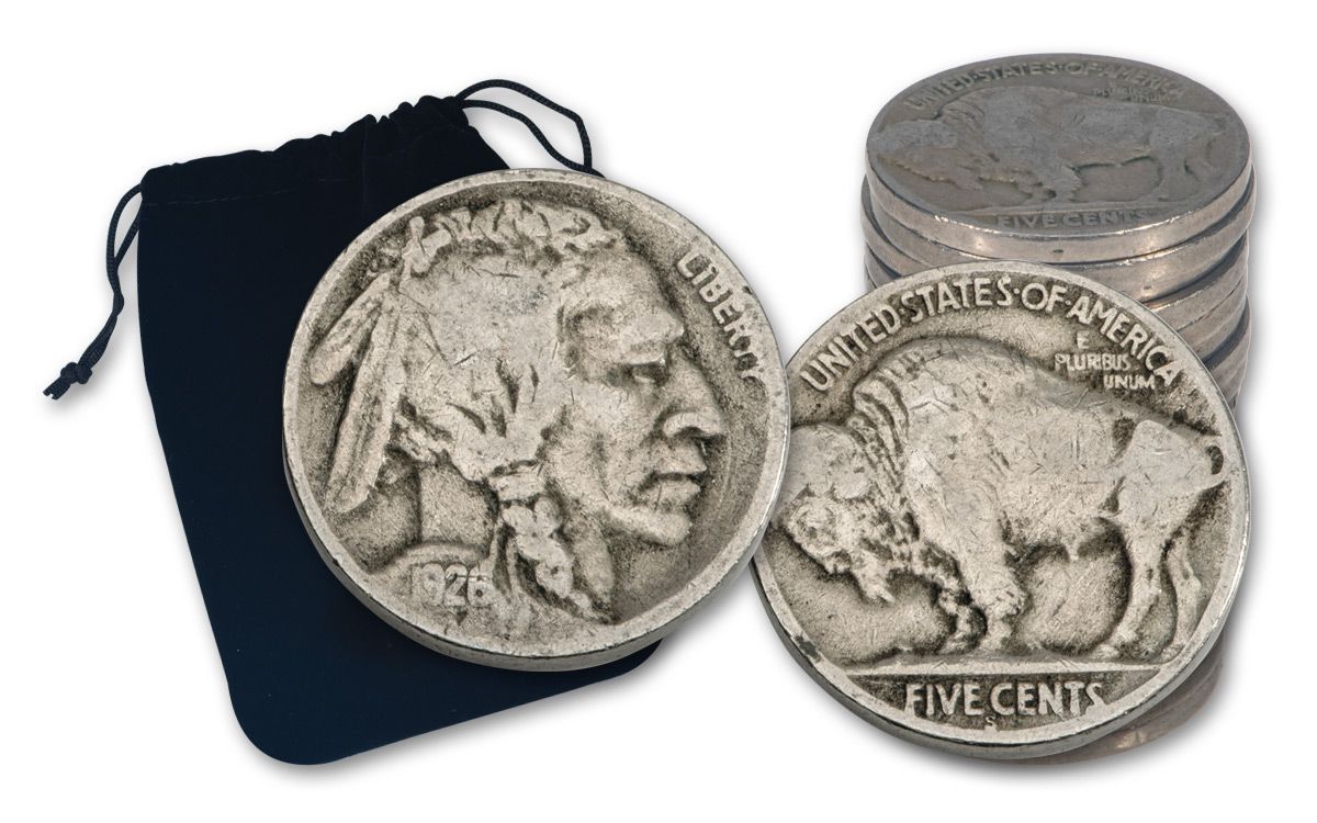 Full Date Buffalo Nickels 1913-1938 (Individual Coins) – Great American  Coin Company®