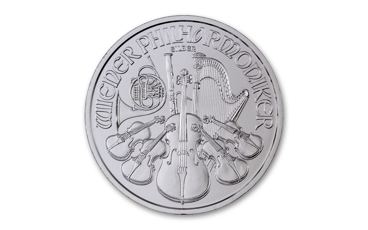 2010 €1,50 Austria Philharmonic 1 oz Fine Silver BU 