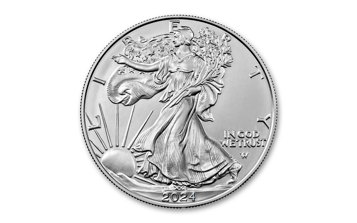Compare 2024 American Silver Eagle 1 oz Coin dealer prices