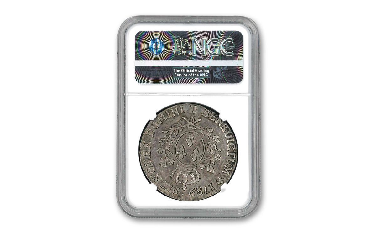 1778–1790 France Ecu Silver XF | GovMint.com