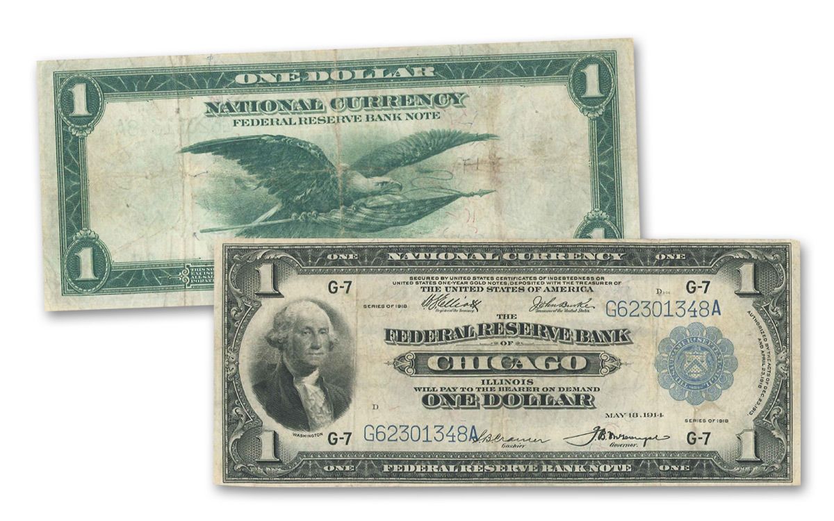 EEUU - 1 Dolar 1918  Bank notes, Money notes, Money poster