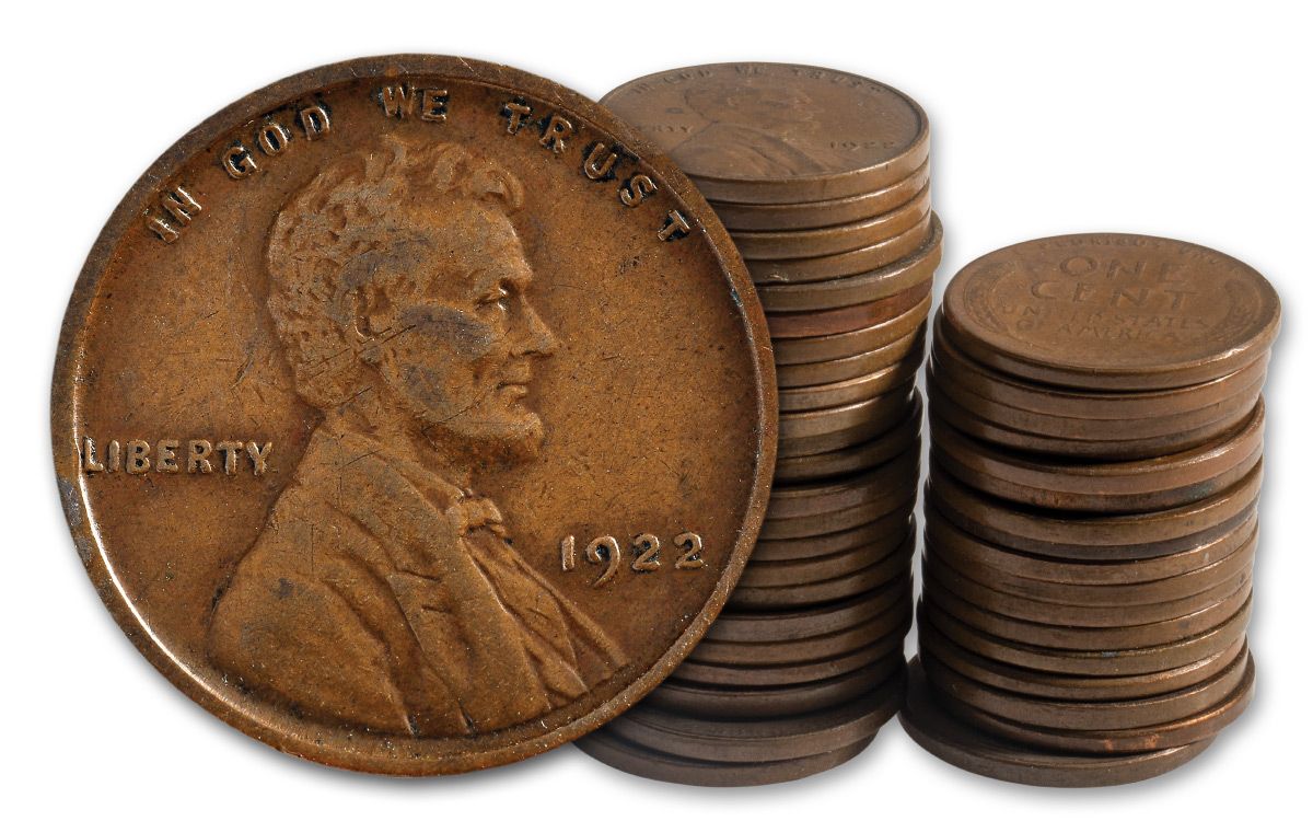 1920–1929 Lincoln Wheat-Back Cents 100-pc Roll G–BU