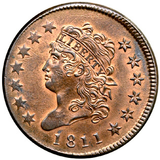 1811 Classic Head Large Cent