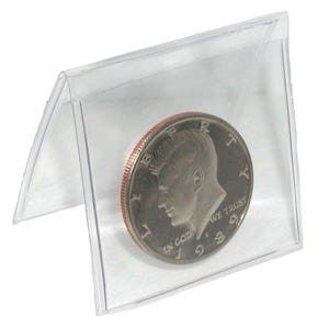 Coin Holder Capsules Clear Round Plastic Coin Container Case - Temu