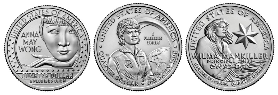 American Women Quarters     The American Women Quarters Program is a four-year program that will span from 2022 - 2025 and celebrates the accomplishments and contributions made to the development and history of the United States by American women. The U.S