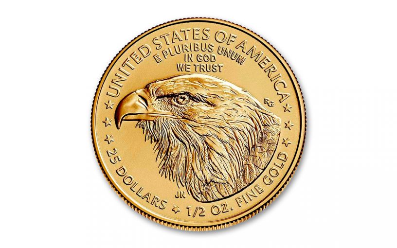 $25 1/2-oz Gold American Eagle Coin US Mint