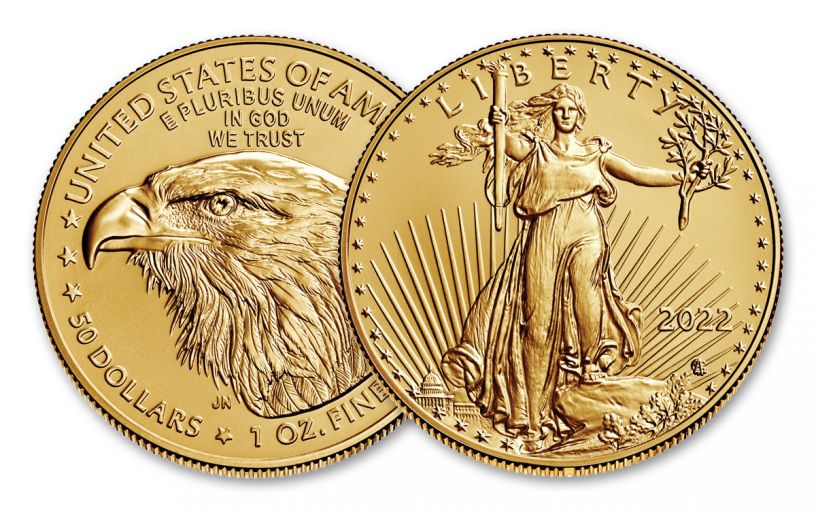 $50 1-oz Gold American Eagle Coin US Mint