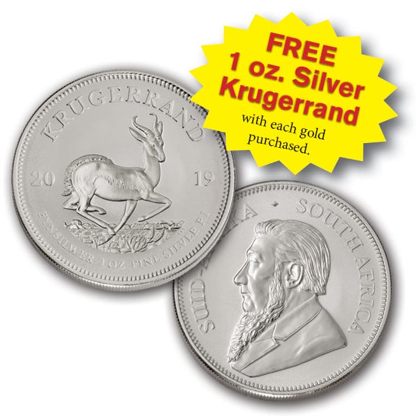 Free Silver Krugerrand