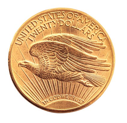 St. Gaudens Double Eagle with Motto