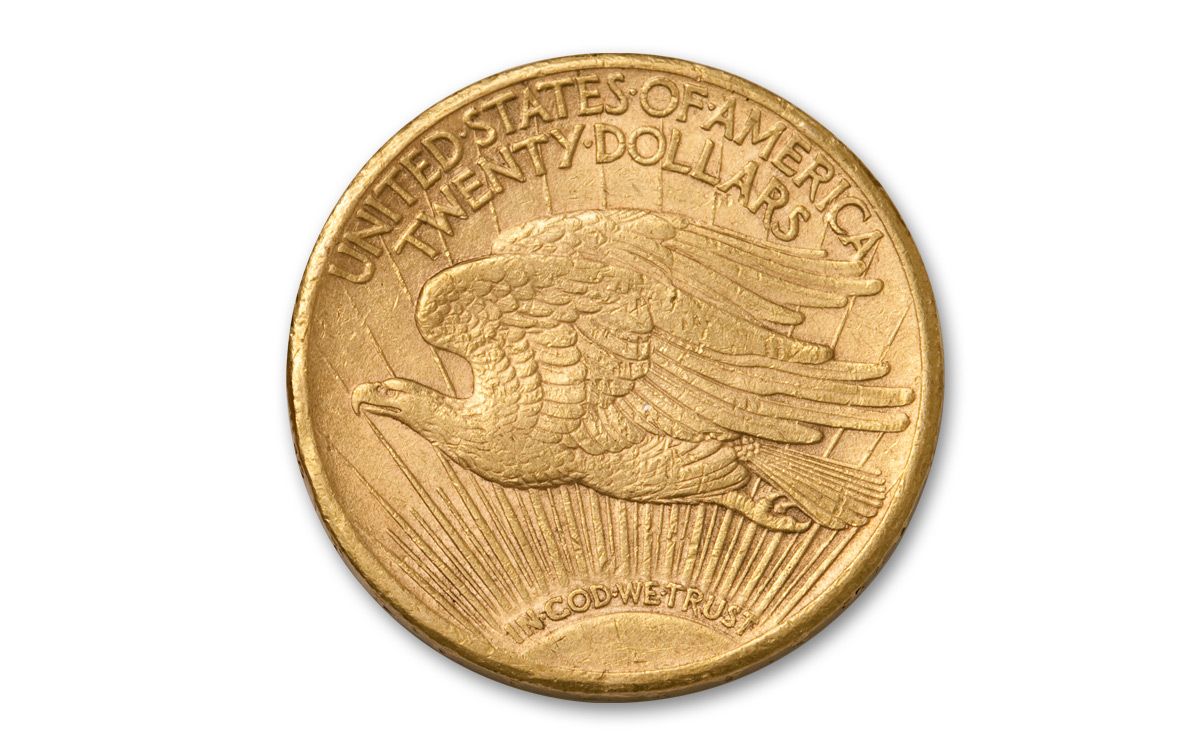 Saint-Gaudens Double Eagle with motto