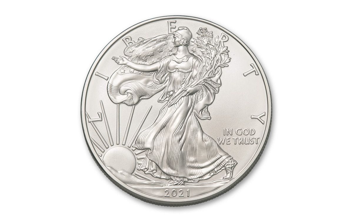 Type 1 Silver Eagle Obverse Design